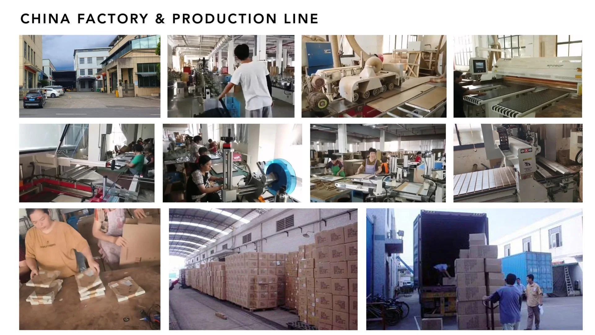 China factory and production line