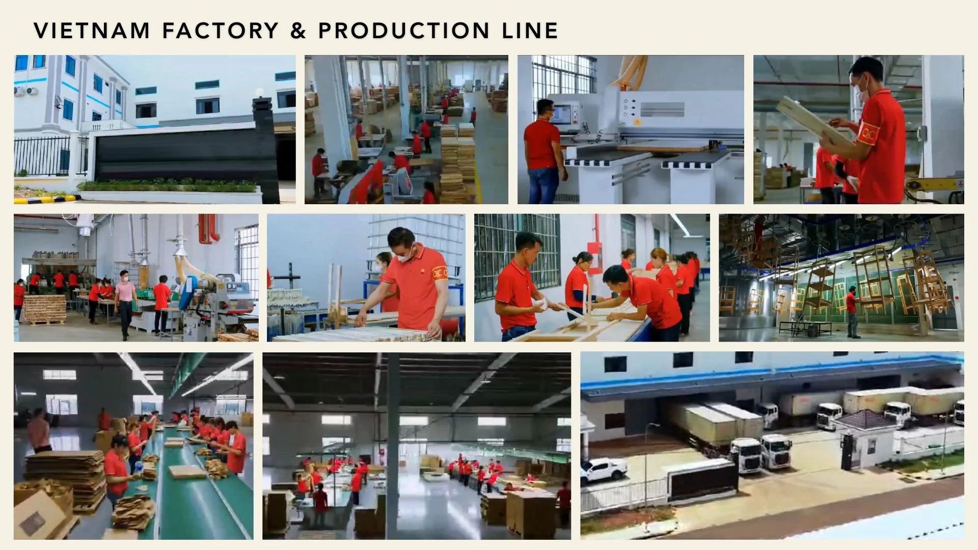 Vietnam factory and production line